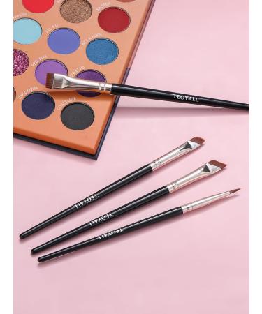 TEOYALL Eyeliner Brushes Set 4 PCS Ultra Thin Slanted Angled Brush Precision Fine Point Eyeliner Brush Flat Eyebrow Brush 4 Eyeliner Brushes - Buy Online on GoSupps.com