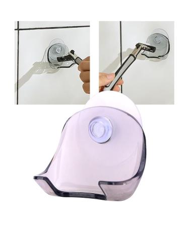Razor Holder for Shower | Waterproof Plastic Razor Rack with Suction Cup Hook - No Scratch Design - Buy Online on GoSupps.com