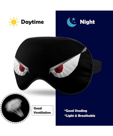 Shop Stylish Sleep Mask for Men & Women - Monster Evil Eyes Soft Eye Mask with Adjustable Strap for Comfortable Night Sleep - Buy Online on GoSupps.com
