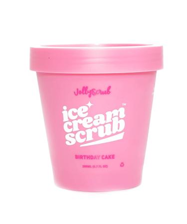 Buy JollyScrub Birthday Cake Sugar Scrub - 200ml Whipped Shea Butter & Nourishing Oils for Deep Hydration & Dry Skin Relief - Buy Online on GoSupps.com