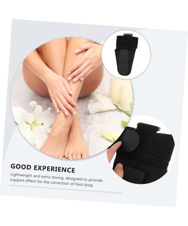 Foot Inversion Protector Tool | Adjustable Foot Arch Support & Night Splint Brace for Plantar Fasciitis | 23.5x13.5x1.5cm Black - Buy Online on GoSupps.com