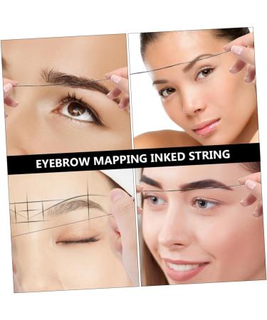 NOLITOY 1box Eyebrow Tattooing Drawing Mapping Tools Ink Practical Measuring Embroidered Manual Supplies 6x4.5cm Black - Buy Online on GoSupps.com