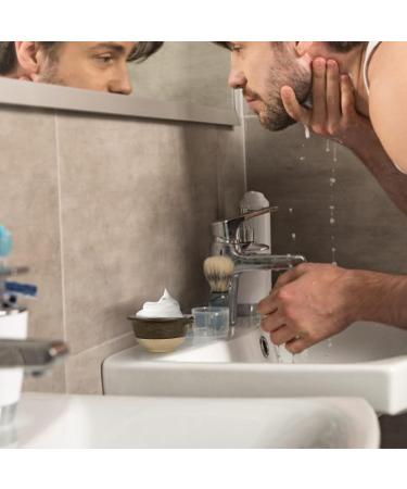 Linkidea Black Rough Ceramic Shaving Bowl Ideal Lather Cup for Men | Premium Beard Wet Razor Shave Cream Bowl (RAC5-01) International Shipping Available - Buy Online on GoSupps.com