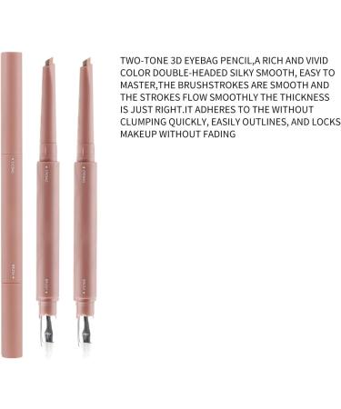  Tktouci Light-Reflecting Concealer Stick for Eyes | Two-Color Silk Light-Reflecting Pencil Makeup | 2.5g Concealer and Eyeshadow Face Makeup for Girls Birthday Parties - Buy Online on GoSupps.com