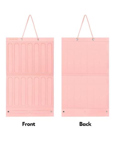 JOYMOMO Hanging Hair Claw Clip Organizer - Pink Felt Storage for Women & Girls - Buy Online on GoSupps.com