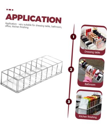 FOMIYES 3pcs Box Makeup Storage Box Makeup Organzier Clear Stand Cosmetics Rack Multipurpose Eye Shadow Box - Buy Online on GoSupps.com