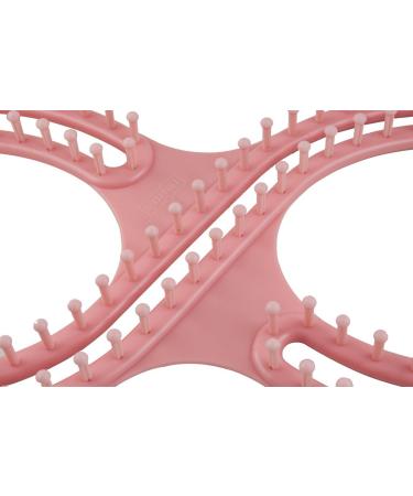 Frola 55 Wide Afghan Loom Knitting Board Weave Loom Kit - Pink | Instructions Included | 3 Projects - Buy Online on GoSupps.com