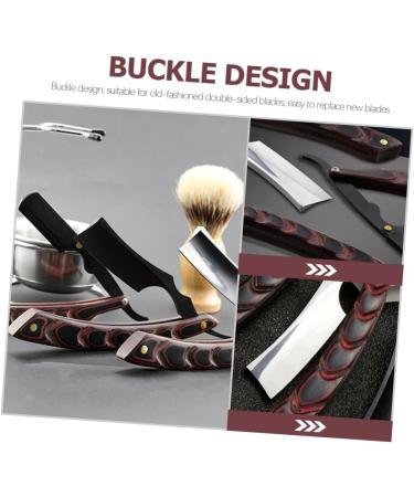 Frcolor Manual Razor - Vintage Barber Hair Shaving Tool Foldable Design for Precision | International Shipping Available - Buy Online on GoSupps.com
