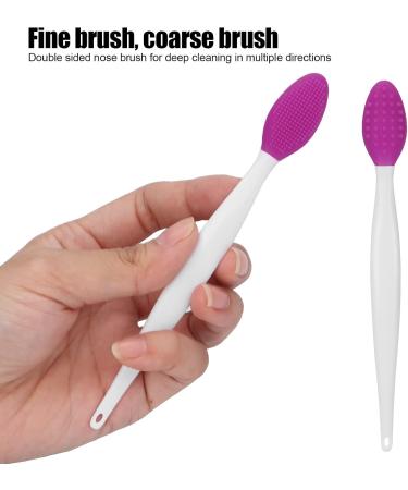 Buy Double-Sided Silicone Nose Cleaning Tool - Blackhead Remover Brush for Home & Salon | Perfect Lip Scrub for Women (Purple - Buy Online on GoSupps.com