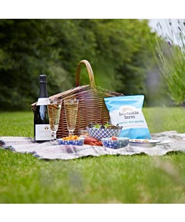 Fairfields Farm Crisps Lightly Sea Salted Hand Cooked Potato Crisps 150g | Pack of 10 - Buy Online on GoSupps.com