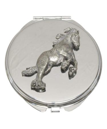 Shire Horse Compact Mirror Handbag Gift With Free Engraving 327