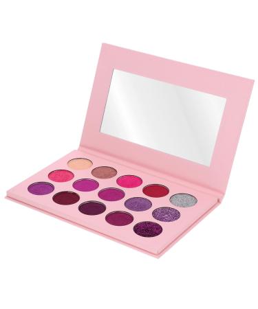 Beavorty 15 Eye Shadow Eyeshadow Palette Colorful Eyeshadow Powder Makeup Miss Glitter 1 count (Pack of 1) Purple