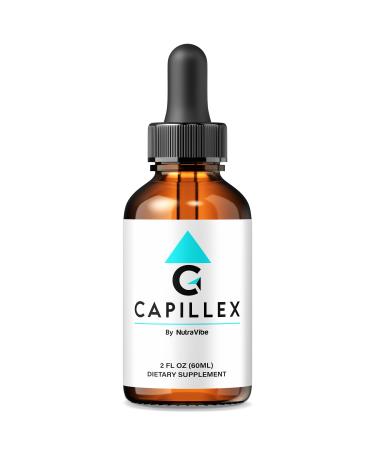 NutraVibe Capillex Drops Daily Hair & Scalp Support Inspired by Guava Leaf with a Clean Premium Liquid Formula to Help Support Healthy-Looking Hair Growth Just Few Easy Drops a Day (30 Servings)