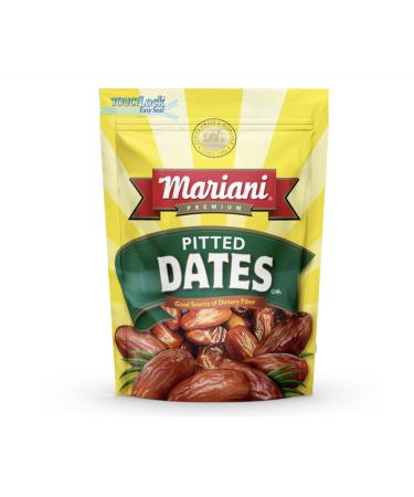 Mariani | Pitted Dates | Healthy, Vegan, Gluten Free Snacks for Kids & Adults | Non GMO, No Sugar Added | 32 Ounces (Pack of 1) - Resealable Bag 32 Ounce (Pack of 1)