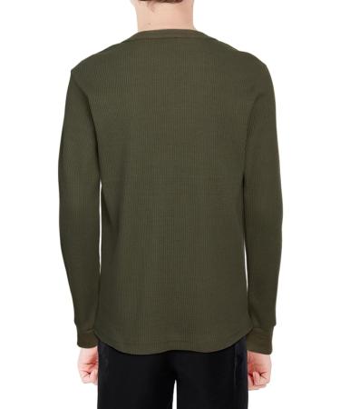 TONY HAWK Boys' 2-Pack Waffle Knit Long Sleeve Shirts, Size 10-12 - Olive, Thermal Boys' T-Shirt - Buy Online on GoSupps.com