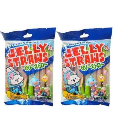 TXMM Blue Jelly Sticks Lot de 2 gommes aux fruits 2 x 300 g (goût yaourt 15)