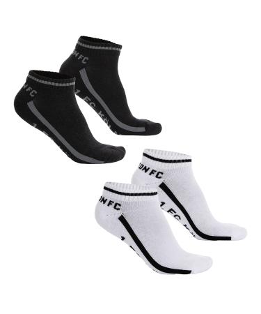 1. FC K ln set of 2 sneaker socks size 39-46 43-46 black white - Buy Online on GoSupps.com