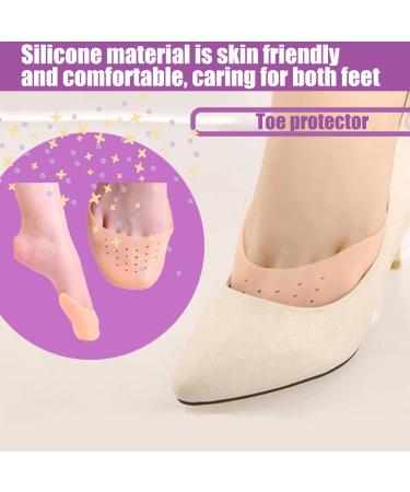 Toe Protection Ballet Lace Shoes - Silicone Gel Pads & Caps for Pain Relief | Metatarsal & High Heel Comfort - Buy Online on GoSupps.com