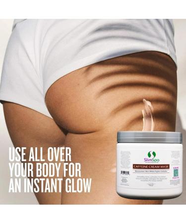 Caffeine Cream Mask 16 oz Firming and Tightening Face and Body Mask Professional Spa Formula with Caffeine and Natural Extracts to Reduce Puffiness Smooth and Revitalize Skin - Buy Online on GoSupps.com