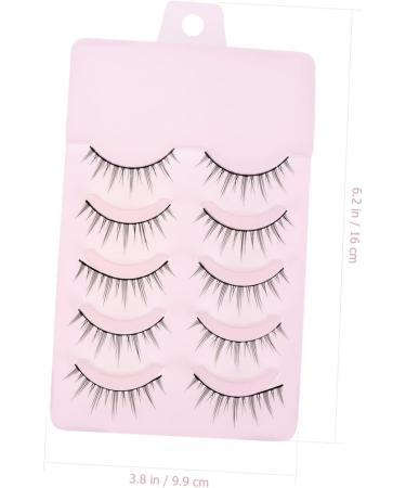 5 Pairs Fake Eyelashes Girls Accessories False Eyelashes False Lashes Wispy Lashes Fakes Eyelash Magnetic Girl Makeup Eyelashes Girl Eyelash Beauty Girl False Lash Beauty Eyelashes - Buy Online on GoSupps.com
