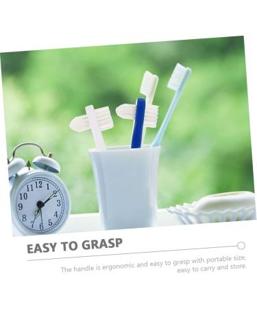 Lalafina Double-Headed Toothbrush - 4 Piece Prosthesis Cleaning Brush Set for Care & Hygiene - Double-Sided Tool for Friends - Buy Online on GoSupps.com