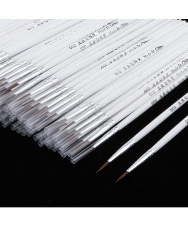 100pcs Line Drawing Brush Nylon Modeling Brush Brush Dotting Pen 14mm - Buy Online on GoSupps.com