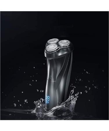 GeRRiT Electric Razor - 3D Rechargeable Waterproof Shaver for Men | Wet & Dry Rotary Electric Shaving with Pop-up Trimmer & LED Display | 150 Mins Battery Life - Buy Online on GoSupps.com