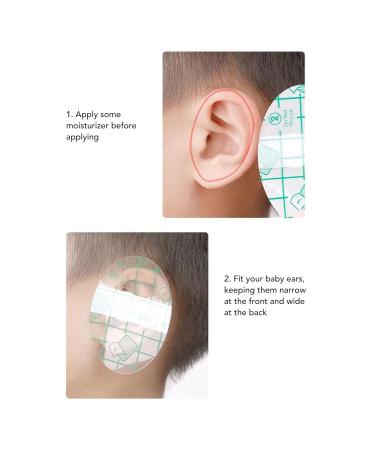 Sonew Shower Ear Patch - Waterproof Ear Protector Stickers for Baby Adult & Child - 20 Oval Shape Covers for Bathing & Showering - Buy Online on GoSupps.com