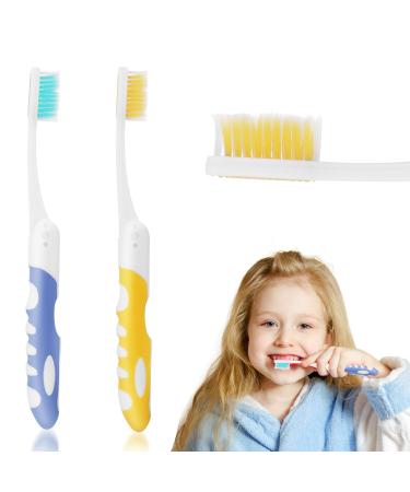 Ouligay 2 pieces travel toothbrush folding travel toothbrush portable toothbrush foldable travel toothbrush portable tiled toothbrush for camping hiking