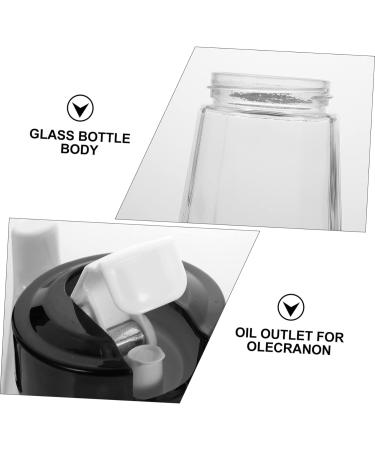 Zerodeko Prartical Oil Pot Oil Vinegar Dispenser 1pc Oil Can Oil Storage Glass Vinegar Bottle Home Oil Bottle Large Capacity Oil Pot 19X12X9.5CM As Shown - Buy Online on GoSupps.com