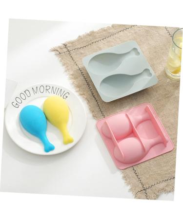 BESTonZON 2pcs Fondant molds de para gelatinas Silicone Mold Cake Mold Modeling Baking Mold Blue 15.8*14.9CM - Buy Online on GoSupps.com