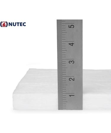 Nutec MaxWool Ceramic Fiber Blanket 1x12x24 - 2400F High Temp, Lightweight & Durable - 8# Density - Buy Online on GoSupps.com