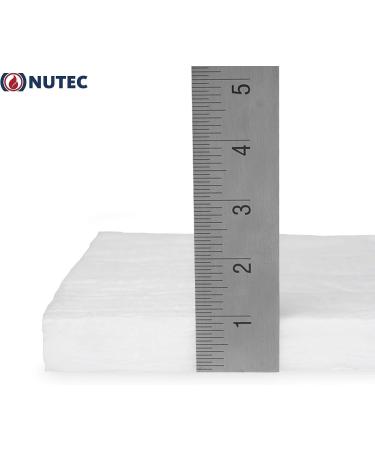 Nutec MaxWool Ceramic Fiber Insulating Blanket  1" x 24" x 60"  High Temperature 2400F  Durable  Lightweight  6# Density - Buy Online on GoSupps.com