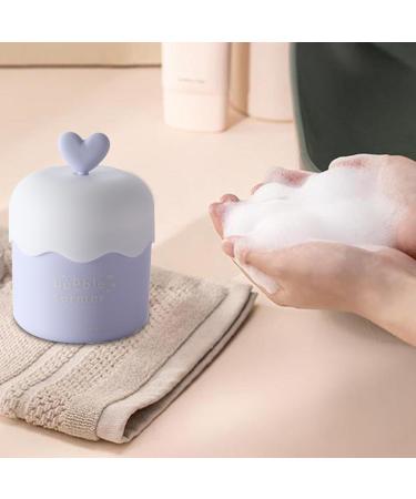 Foam Maker Plasti_c Bubble Maker Foamer Portable Shower Bath Shampoo Face Cleanser Bubble Foamer Device Facial Cleansing Tool Skin Care blue - Buy Online on GoSupps.com
