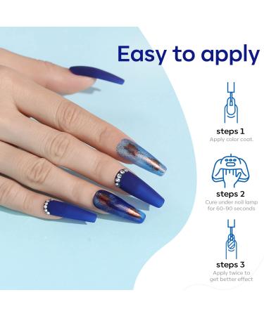Modelones UV Nail Polish - 1 PC Blue - Long-Lasting & Quick-Dry | International Shipping Available - Buy Online on GoSupps.com