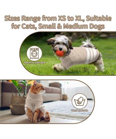 EMUST Soft Turtleneck Dog Sweater for Sphynx, Chihuahuas, Bulldogs - Size Small - Buy Online on GoSupps.com
