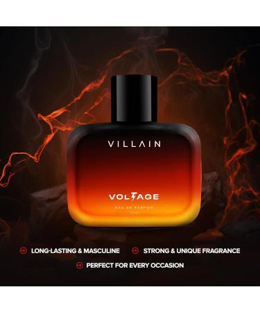Bloom Beauty Villain Voltage Eau de Parfum for Men | Spicy Fougere Long Lasting Fragrance - 100ml Liquid - Buy Online on GoSupps.com