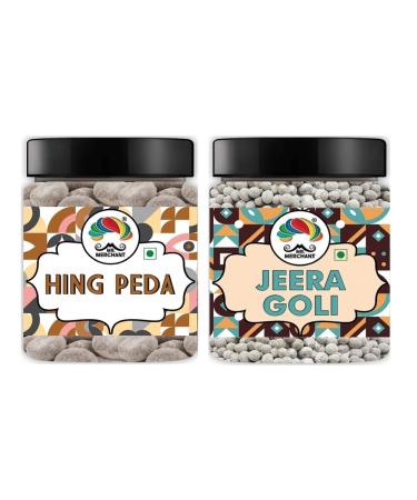Mr. Merchant Pachak Hing peda (300g) & Jeera Goli (300g) Mouth Freshener After-Meal Mukhwas Combo (Pack of 2) _Packing May Vary