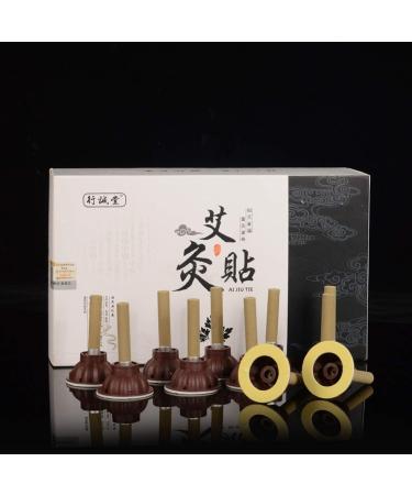 DUNSBY Moxa Rolls 60pcs - Smokeless Self-Adhesive Moxibustion Sticks for Acupuncture & Massage Therapy - Buy Online on GoSupps.com