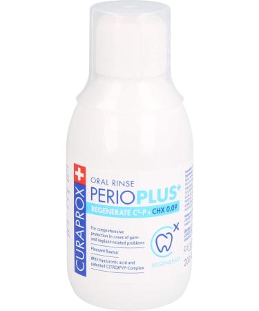 CURAPROX perio Plus+ Regenerate Mouthwash CHX 0.09% - 200ml | Best for Oral Health | International Shipping Available - Buy Online on GoSupps.com
