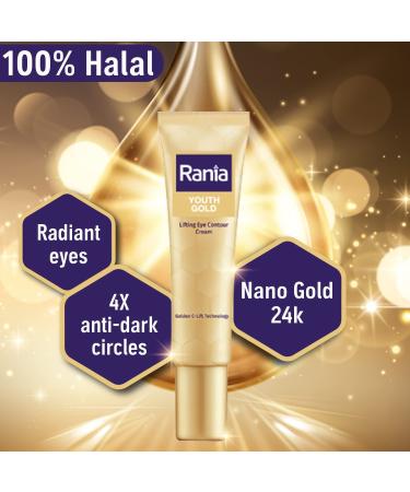 24K Gold Eye Cream - Reduces Dark Circles & Puffiness | Fine Lines & Eye Contours | Lightweight & Non-Oily | Smooth & Glowing Skin | 15g - Buy Online on GoSupps.com