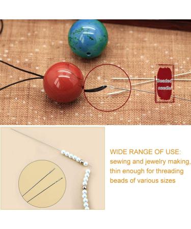 6 PCS Beading Needles Set with 6 Sizes and Threaders - Hand Sewing Needles for Bracelets and Jewelry Making - Buy Online on GoSupps.com