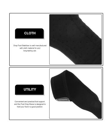 Children s Adjustable Orthopedic Foot Drop Brace | Lightweight Rehabilitation Training & Corrector Belt - 32.5x23x0.5cm Black - Buy Online on GoSupps.com