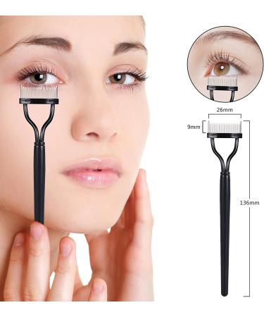 URSOBTF Eyelash Comb & Separator Tool - Metal Teeth, Mascara Brush, Eyebrow Grooming - Women & Girls - Buy Online on GoSupps.com