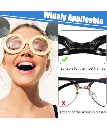 JUJNE 24 Pairs Adhesive Silicone Nose Pads for Glasses & Sunglasses - Comfort & Grip - Buy Online on GoSupps.com