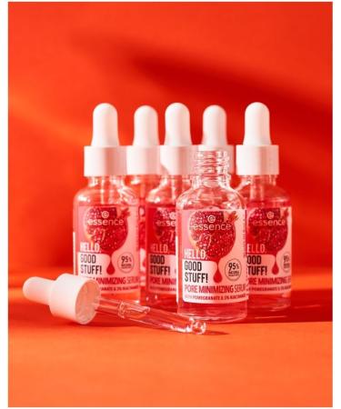 Essence HELLO GOOD STUFF! PORE MINIMIZING S rum Soin intensif concentr rose lissant hydratant raffinage poreux naturel v g talien sans alcool (30 ml) (Lot de 2) - Buy Online on GoSupps.com