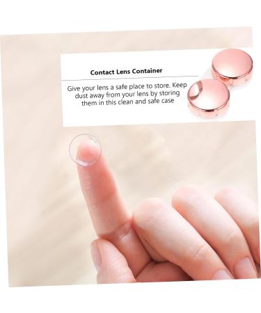 HOMSFOU White Travel Contact Lens Case - Durable Plastic Storage Box - Ideal for Household Use - Buy Online on GoSupps.com