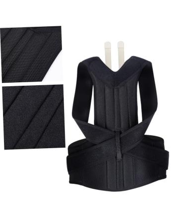Buy Healifty Adjustable Straps Lumbar Support Posture Brace for Men & Women - XXL Black - Best Support Belt for Improved Posture & Comfort - Buy Online on GoSupps.com