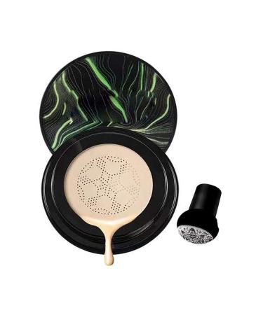 Mushroom Head Air Cushion CC Cream Foundation Moisturizing Concealer BB Cream Face Foundation Makeup Full Coverage Pores Creating A Shiny and Flawless Appearance (B Natural White) B Natural White
