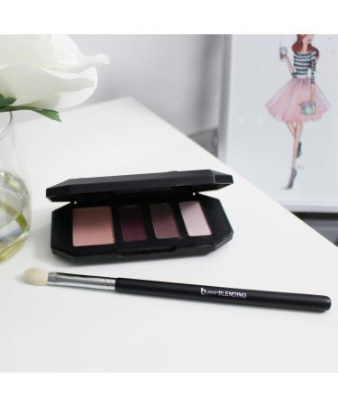 Professional 2pc Eyeshadow Blending Makeup Brushes Set - Beauty Junkees Tapered Bristles for Flawless Crease & Pencil Eyeliner Smudging | Premium Quality - Buy Online on GoSupps.com